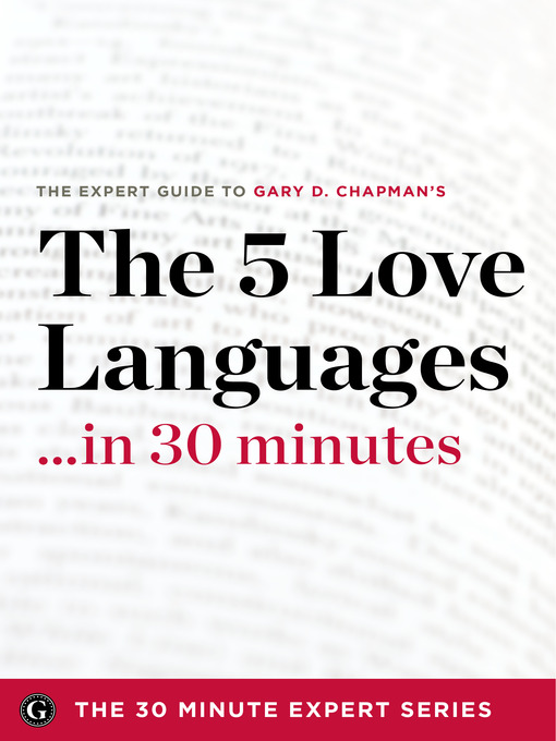 Cover image for The Five Love Languages in 30 Minutes